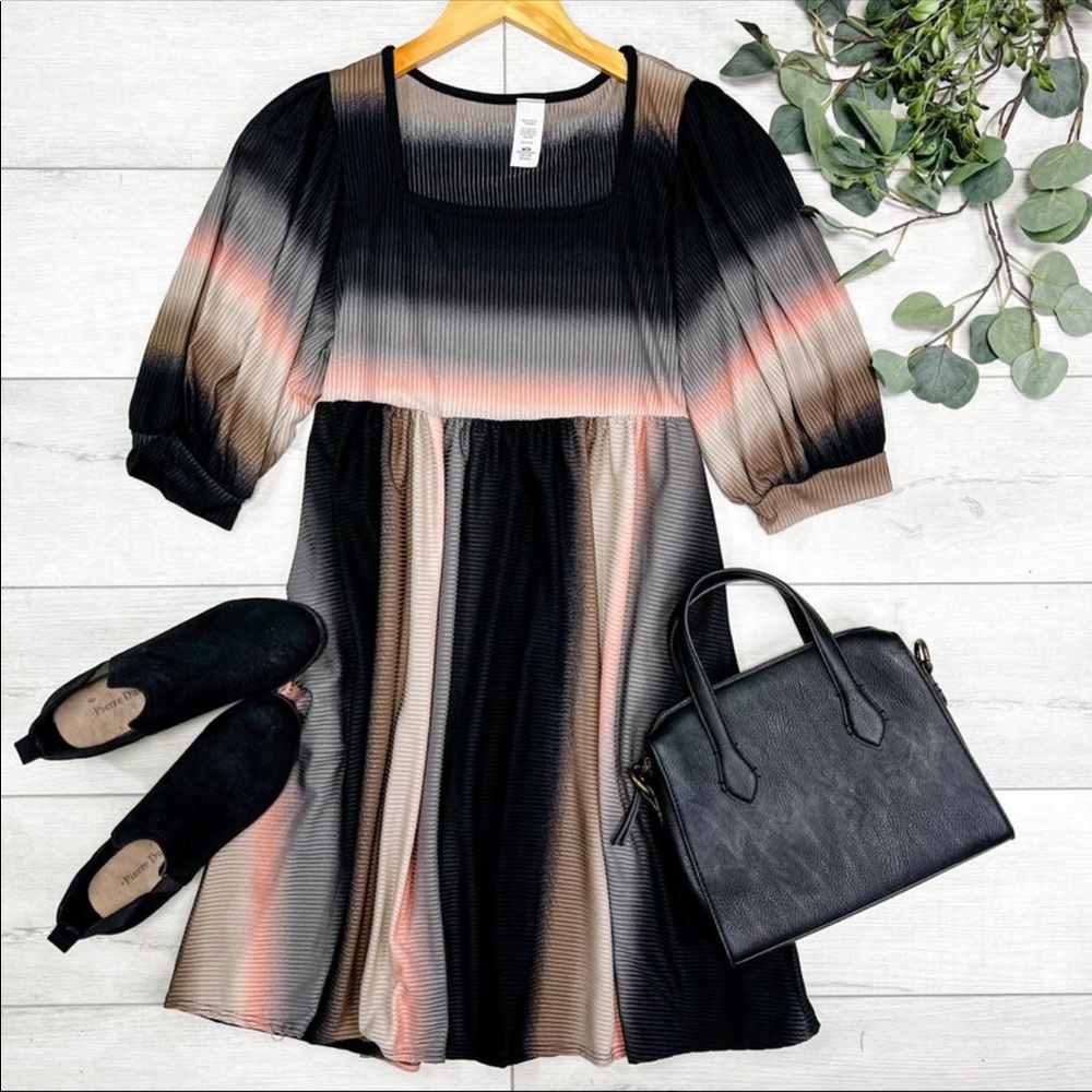 3X Striped Dress